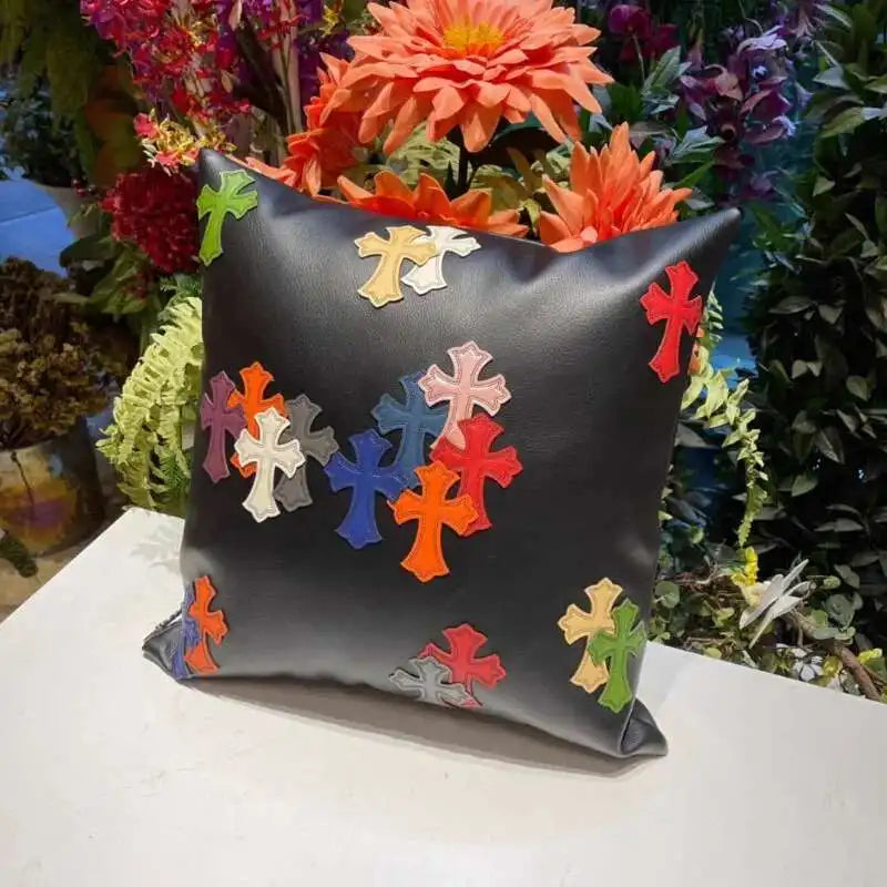 Chrome Hearts Stool and Pillow