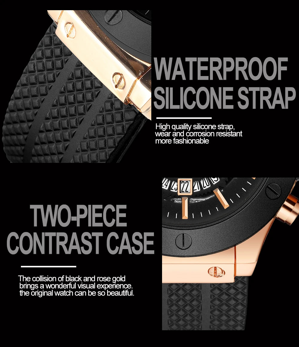 Va Va Voom Black And Rose Watch