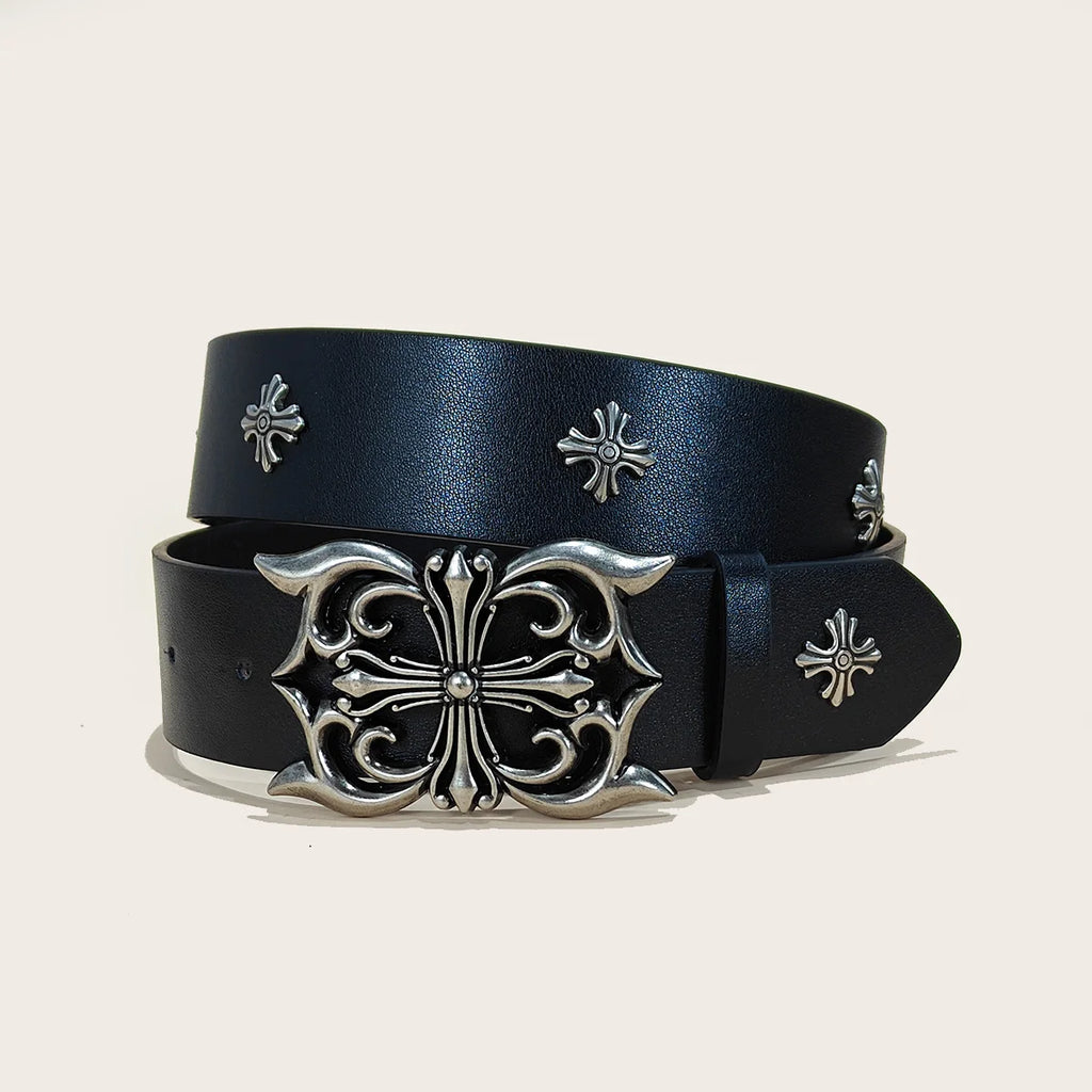 Bold Studded Leather Belts