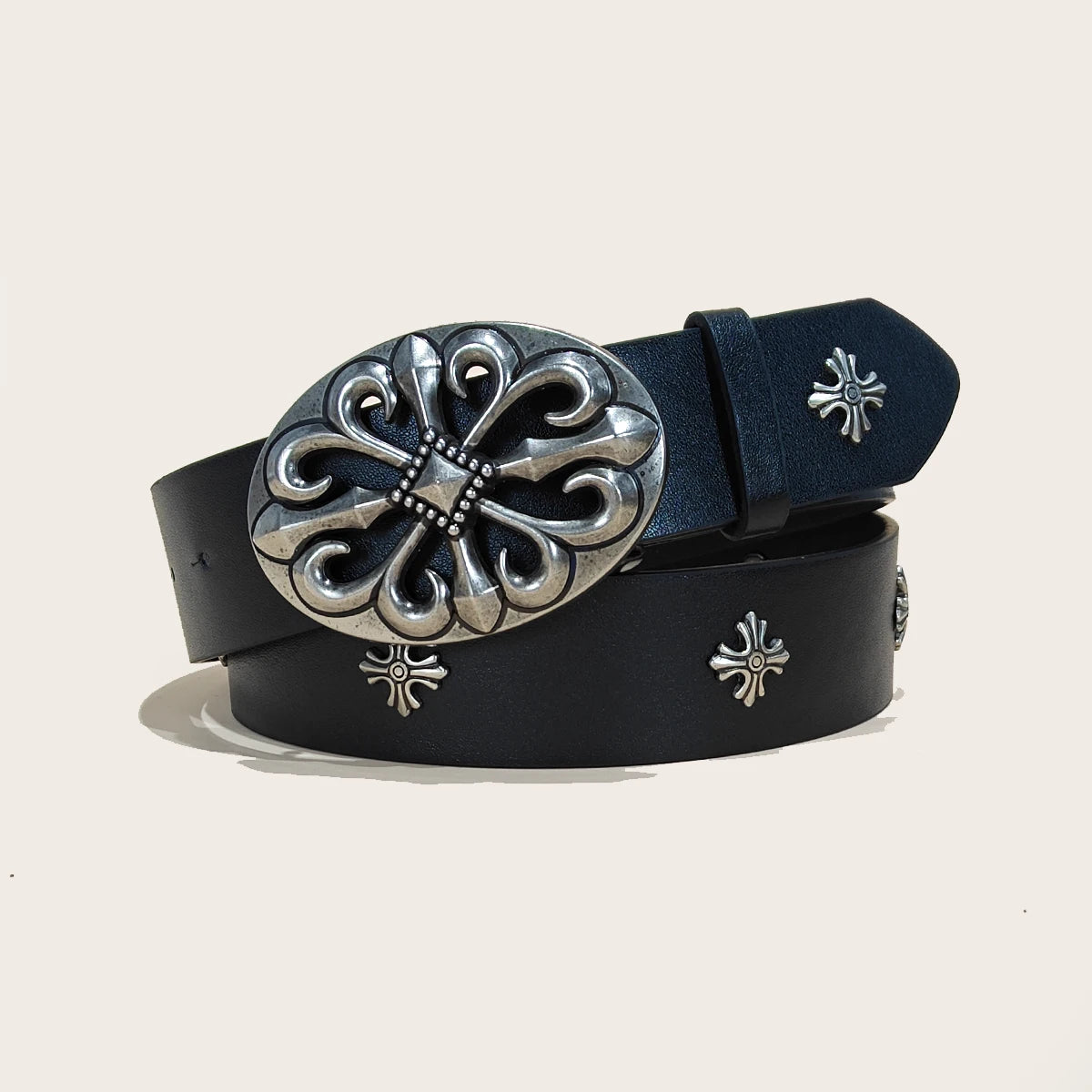 Bold Studded Leather Belts