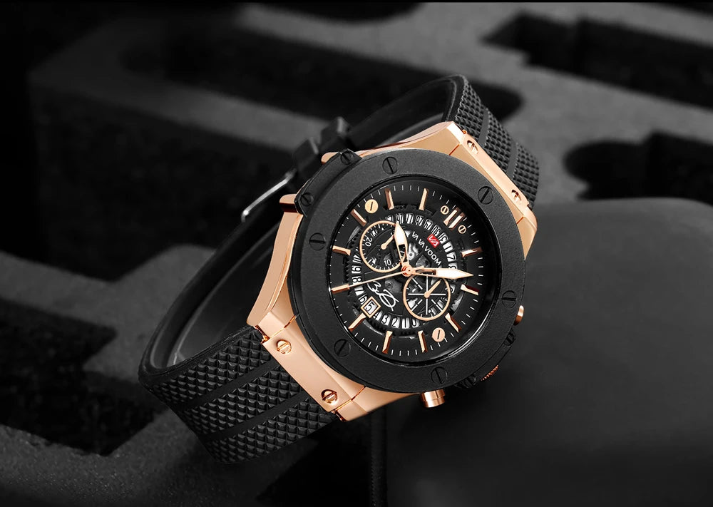 Va Va Voom Black And Rose Watch