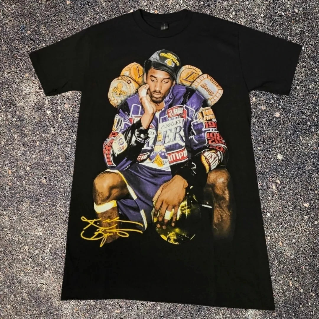 Kobe Bryant Rings Graphic T-Shirt