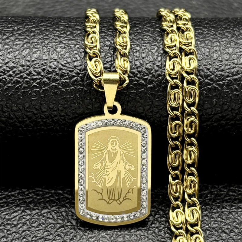 Lady of Guadalupe Gold Charm And Chain