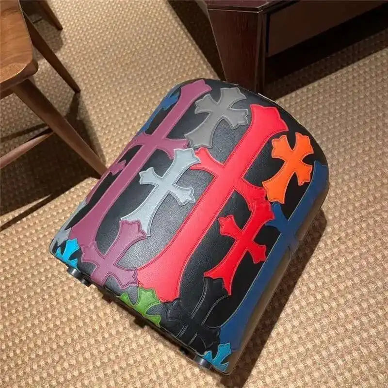 Chrome Hearts Stool and Pillow