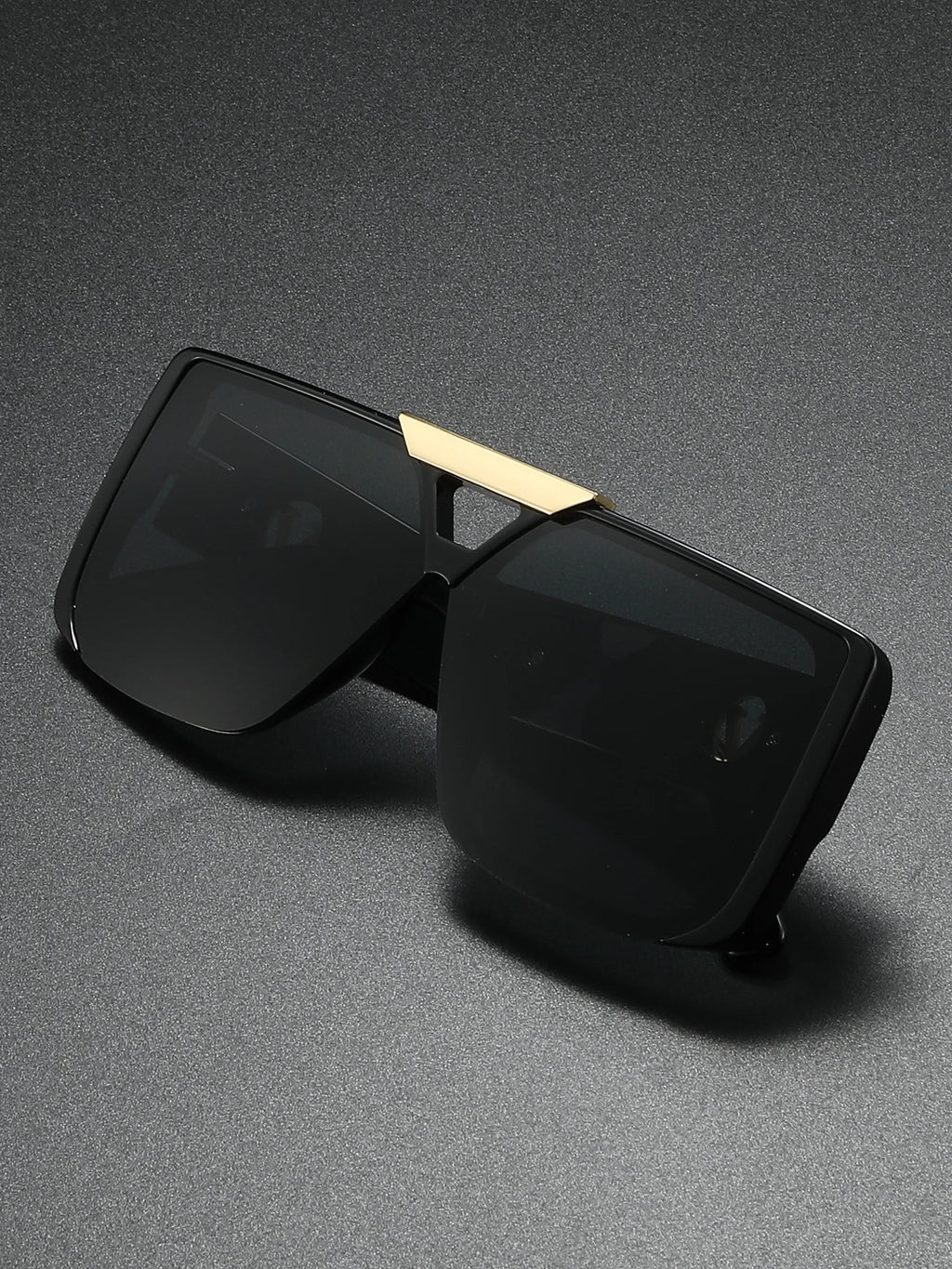 Va Va Voom Retro Black Rectangle Sunglasses