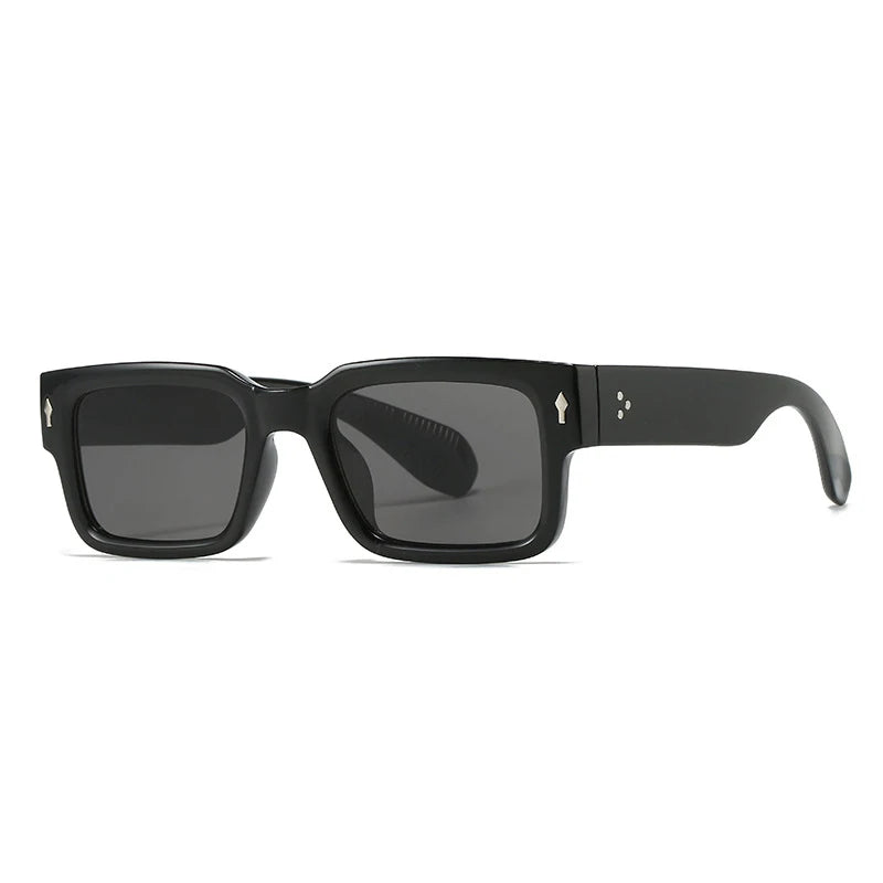Classic Square Rivet Sunglasses