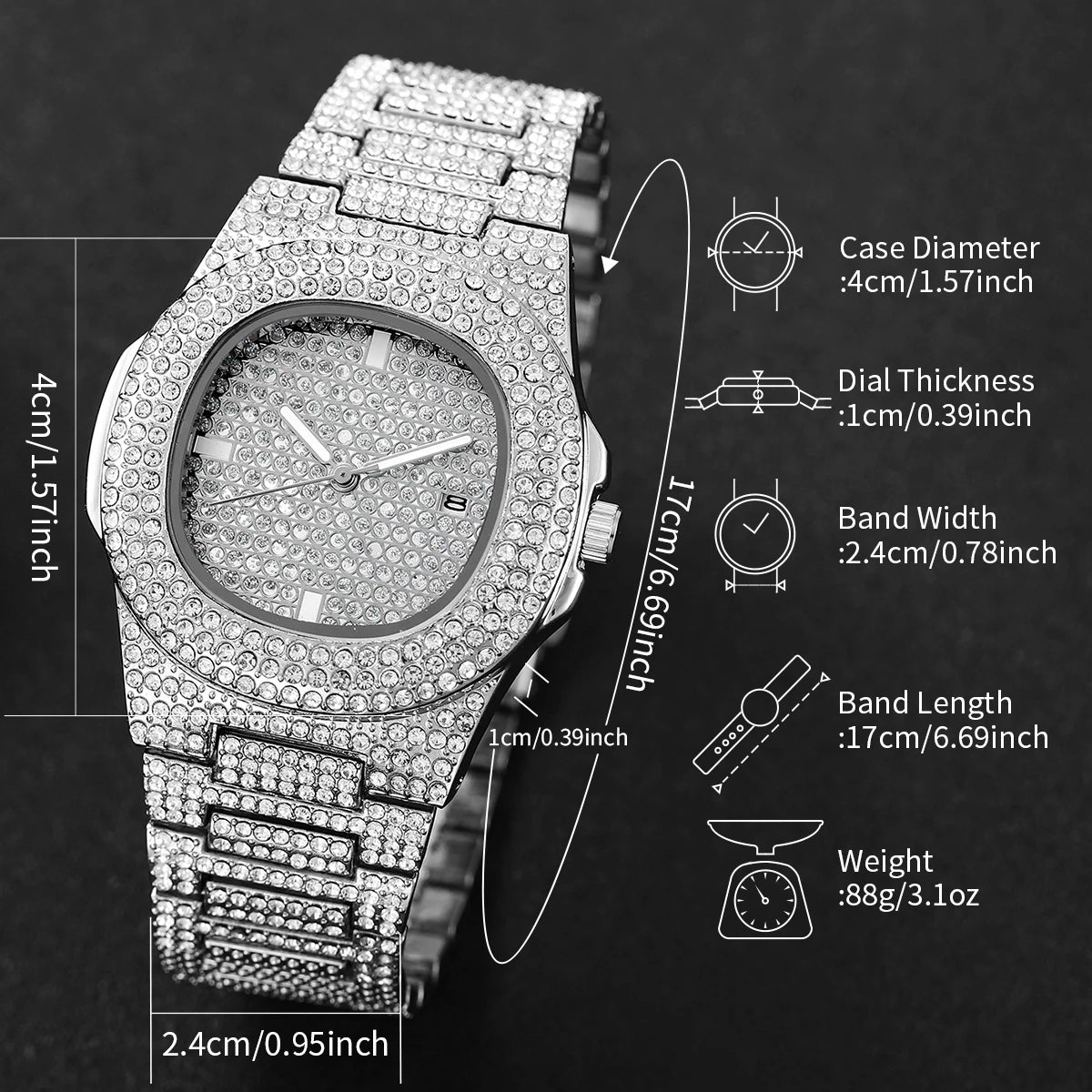 Luxury Full Diamond Watches
