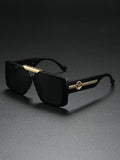 Va Va Voom Retro Black Rectangle Sunglasses