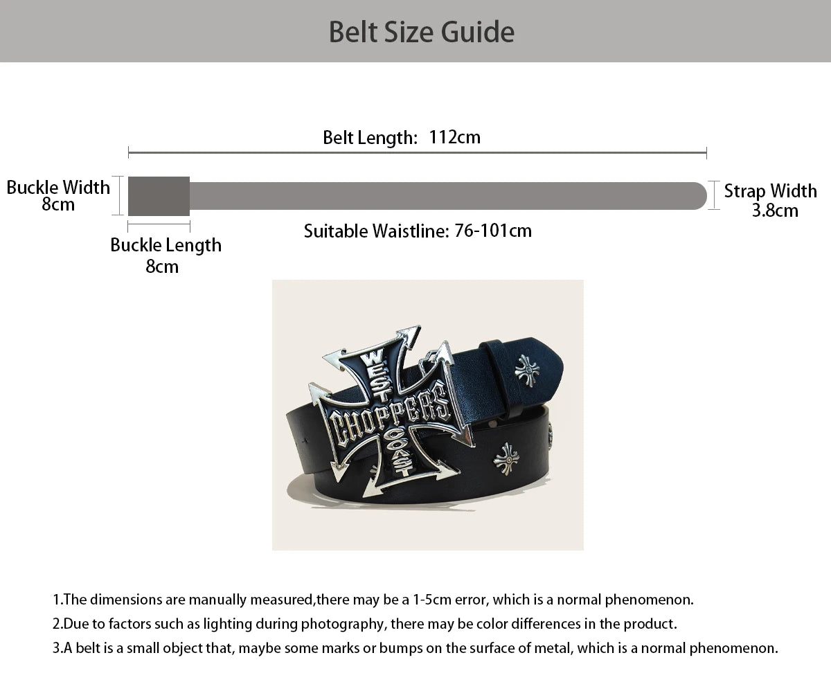 Bold Studded Leather Belts