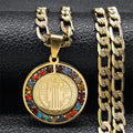 San Benito Gold Medallion And Chain