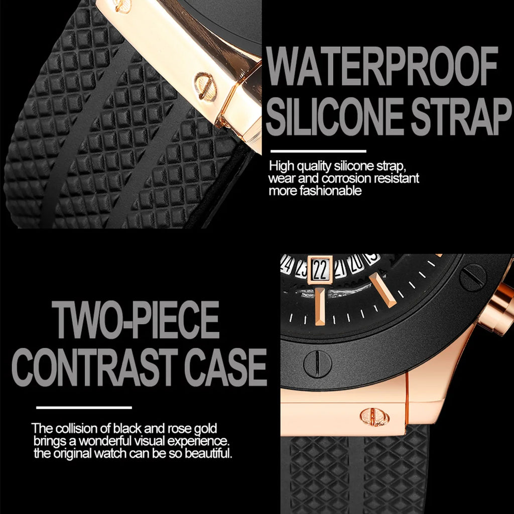 Va Va Voom Black And Rose Watch