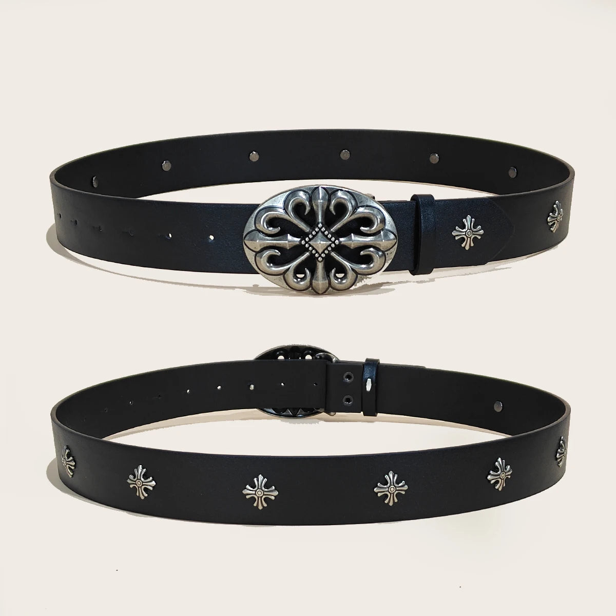 Bold Studded Leather Belts